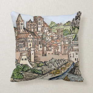 Mainz, Germany, 1493 Cushion