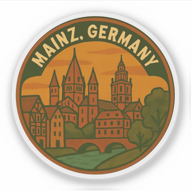 Mainz Germany Cathedral Art (Front)