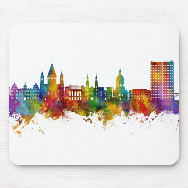 Mainz Germany Skyline Mouse Pad (Front)