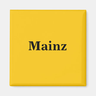 Mainz Magnet Schild Gold Gleb
