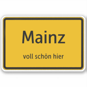 Mainz Sticker Autosticker
