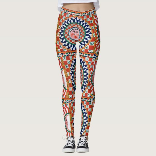 Maiolica leggings Mamma Mia! (Front)