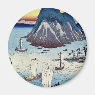 Maisaka by Ando, Hiroshige Ukiyoe Magnet