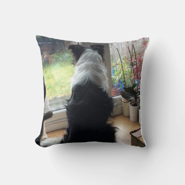 Maisie Rain Watching Cushion (Front)