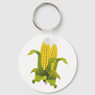 Maiskolben corn cobs key ring