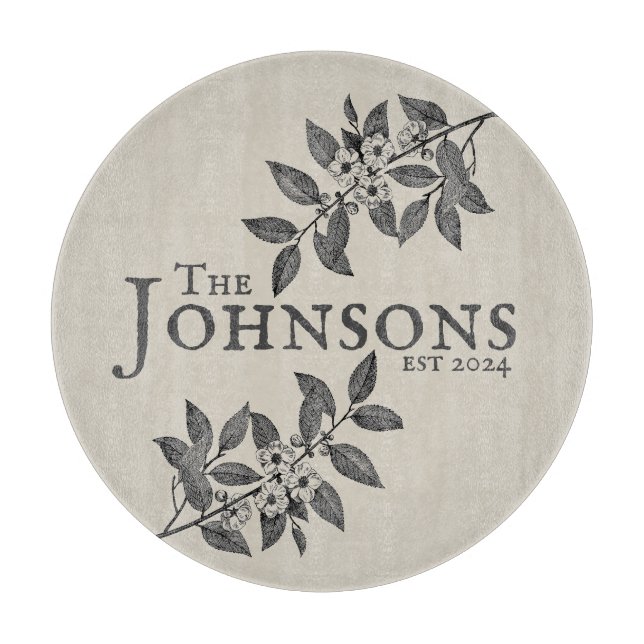 Maison Bloom Cutting Board (Front)