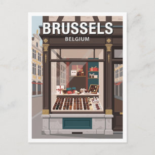 Maison Dandoy and the Historic Chocolate Shops Postcard