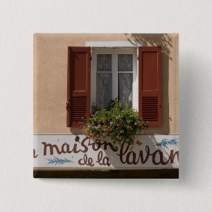 Maison de la Lavande, Place du Couwert, 15 Cm Square Badge