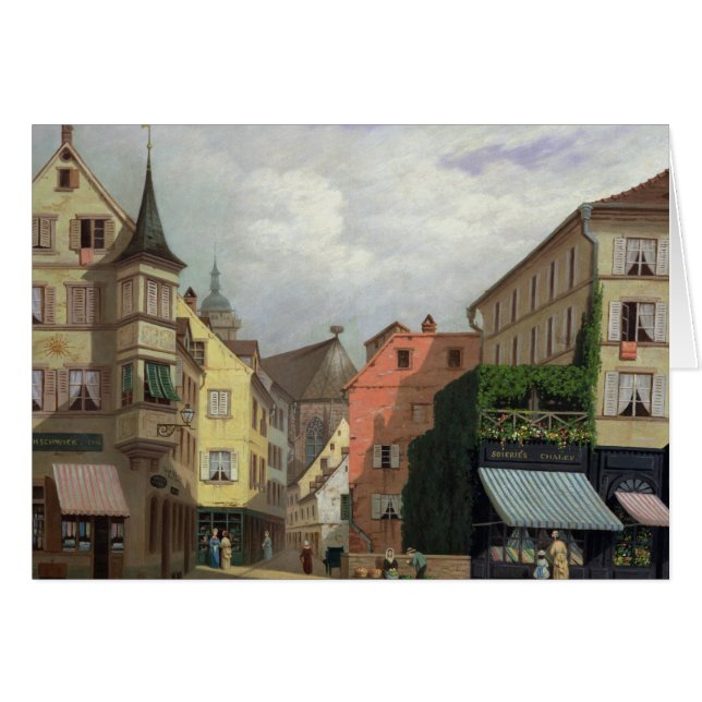 Maison Mathieu, Grand-Rue, Colmar, 1876 (Front Horizontal)