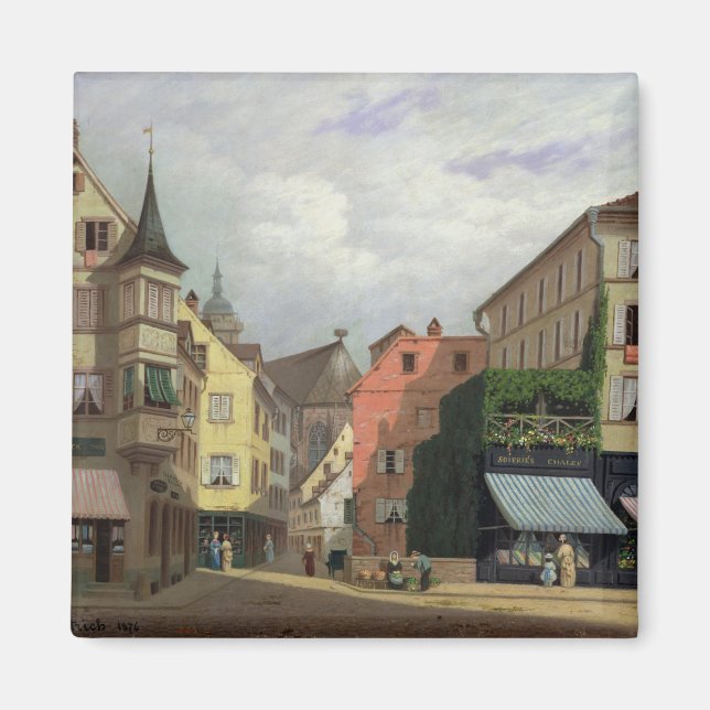 Maison Mathieu, Grand-Rue, Colmar, 1876 Magnet (Front)