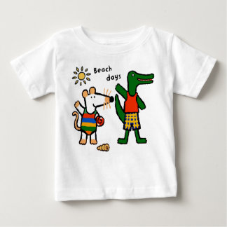 Maisy and Charley Beach Days Baby T-Shirt