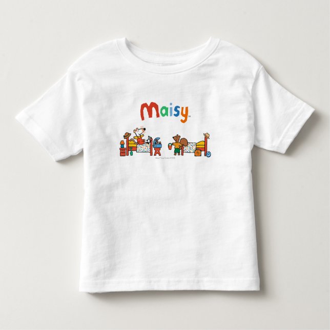 Maisy and Cyril Go on Vacation Scene Toddler T-Shirt (Front)