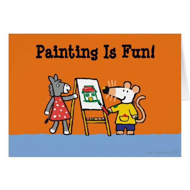 Maisy and Dotty Paint at Preschool (Front Horizontal)