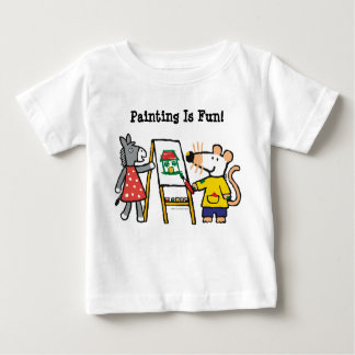Maisy and Dotty Paint at Preschool Baby T-Shirt