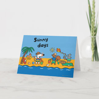 Maisy and Friends at the Beach Card