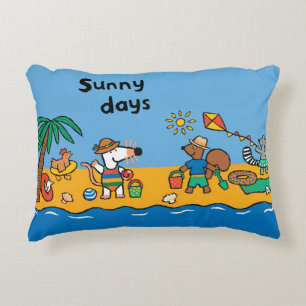 Maisy and Friends at the Beach Decorative Cushion