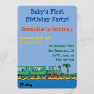 Maisy and Friends Birthday Invitation