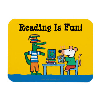 Maisy and Friends Enjoy the Library Magnet
