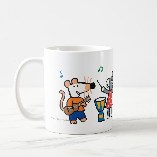 Maisy and Friends Play in the Band Coffee Mug (Left)