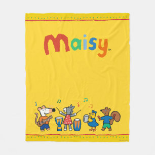 Maisy and Friends Play in the Band Fleece Blanket