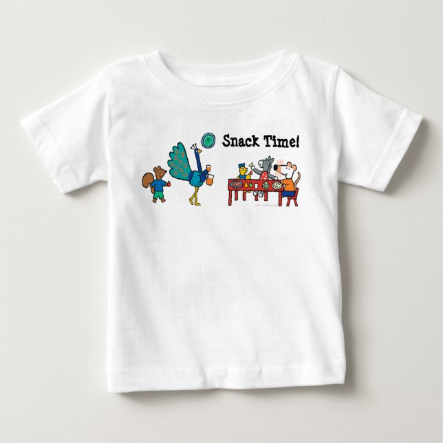 Maisy and Friends Preschool Snack Time Baby T-Shirt (Front)