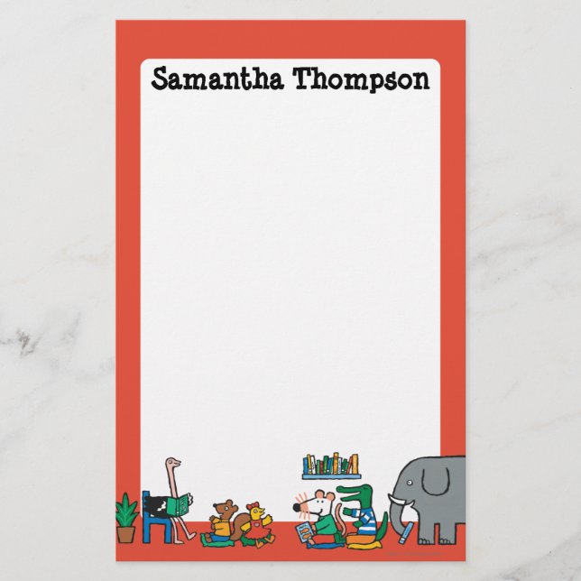 Maisy and Friends Read Together Stationery (Front)