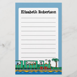 Maisy and Friends Ride on Green Train Stationery