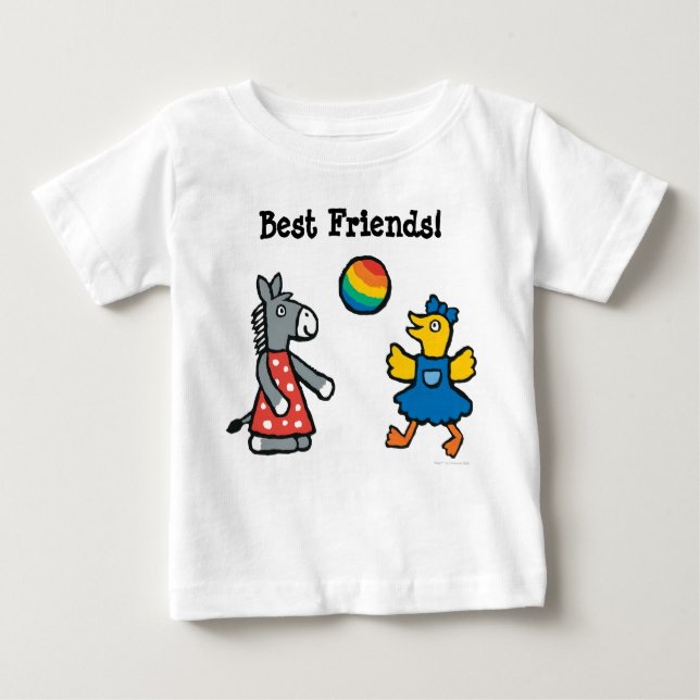 Maisy at Preschool with Friends on the Playground Baby T-Shirt (Front)