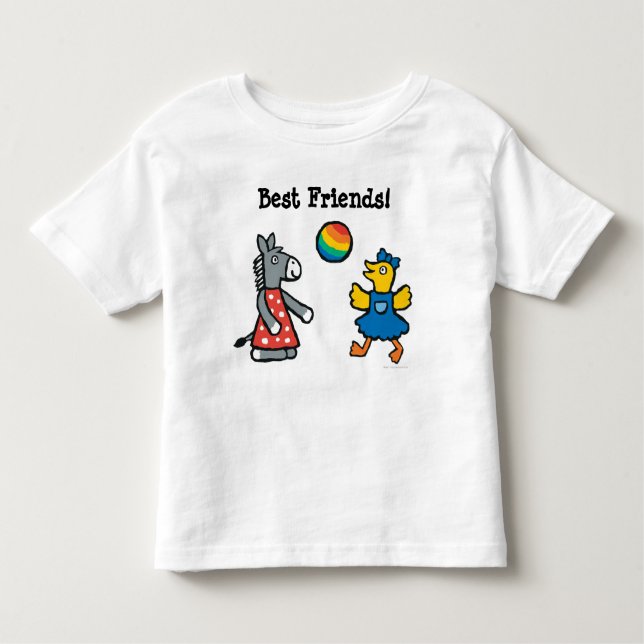 Maisy at Preschool with Friends on the Playground Toddler T-Shirt (Front)