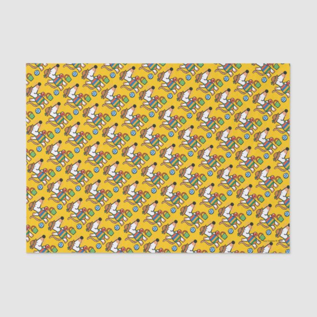 Maisy at the Beach Birthday Tissue Paper (Front)