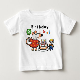 Maisy Birthday Girl, 4 Years Old Baby T-Shirt
