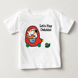 Maisy Drives a Cute Red Car Baby T-Shirt
