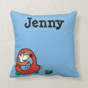 Maisy Drives a Cute Red Car Cushion