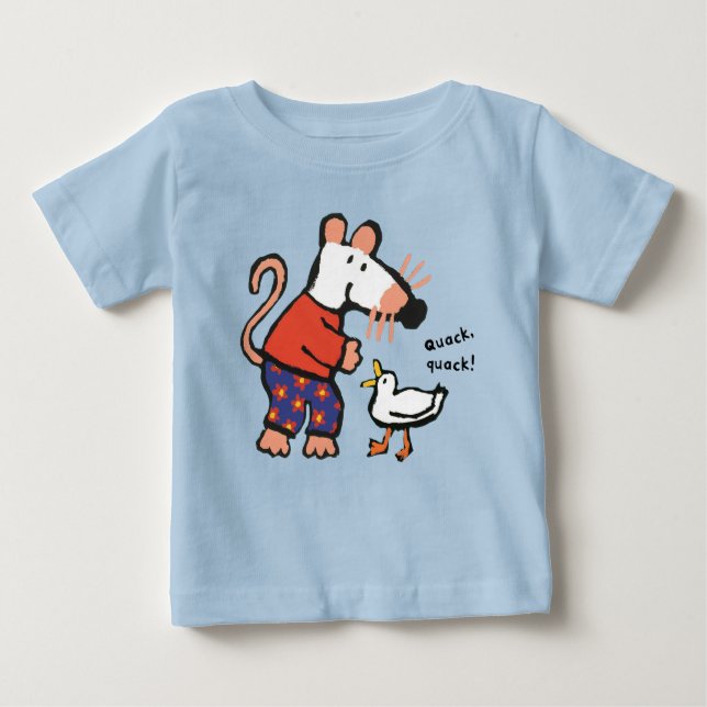 Maisy Feeds Duck Quack  Baby T-Shirt (Front)
