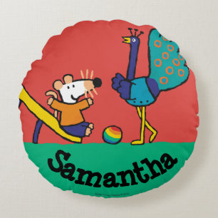 Maisy on the Playground with Friends Round Cushion