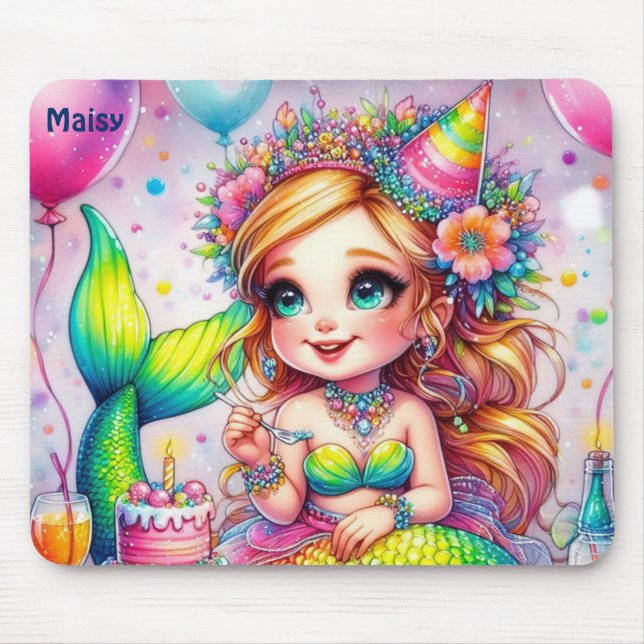 MAISY ~ Pretty young mermaid ~   Mouse Pad (Front)