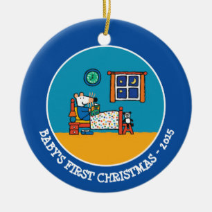 Maisy Ready for Bed Blue Pyjamas Ceramic Ornament