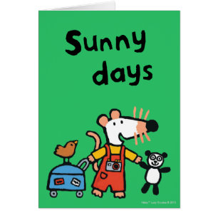 Maisy Ready for Vacation with Luggage