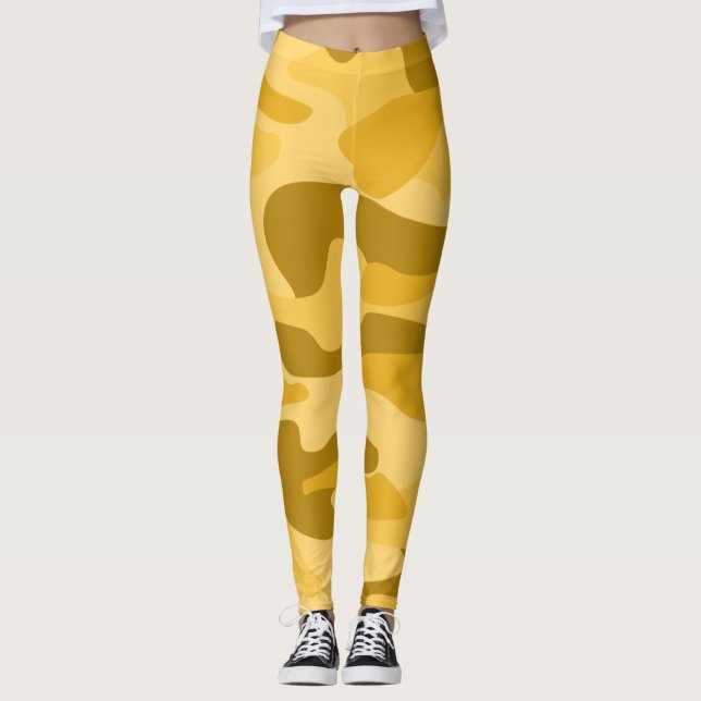 Maize Monocolor Camo Leggings (Front)