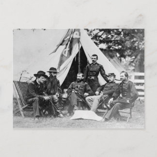 Maj. Gen. Philip Sheridan and his generals 1864 Postcard
