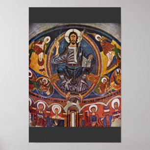 Majestas Domini From The Apse Of San Clemente Deta Poster