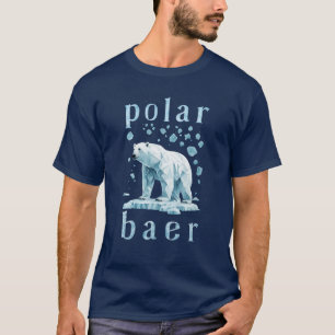 Majestätischer Eisbär auf treibender Eisschollen T-Shirt