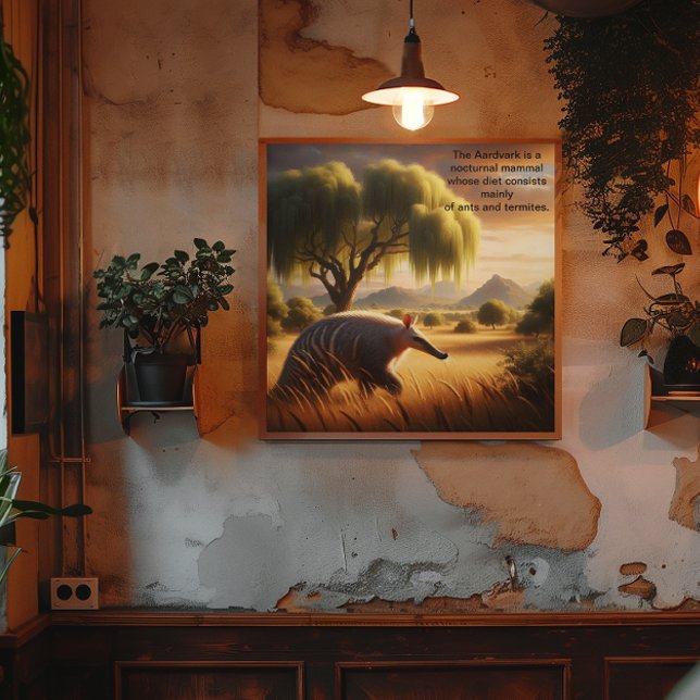 Majestic Aardvark in Sunlit Field Poster (Creator Uploaded)