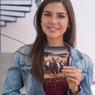 Majestic Aardvark Roam the Arid Plains Postcard