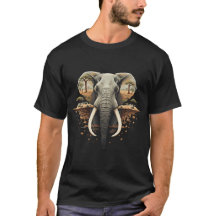 Majestic African Elephant Wildlife Retro Savannah 
