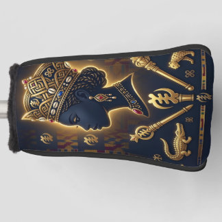 Majestic African queen portrait  Golf Head Cover
