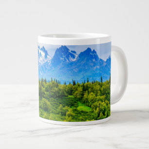 Majestic Alaska Mountains Large Coffee Mug