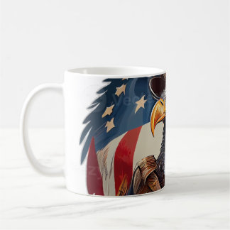 Majestic American Eagle – Patriotic Wildlife Art  Coffee Mug