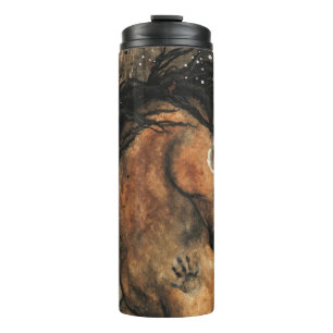 Majestic Ancestors Spirit Horse by Bihrle Thermal Tumbler