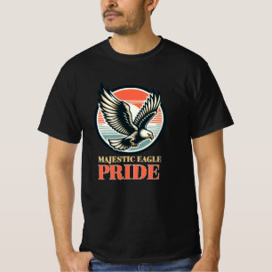 Majestic and Patriotic Eagle Artwork T-Shirt